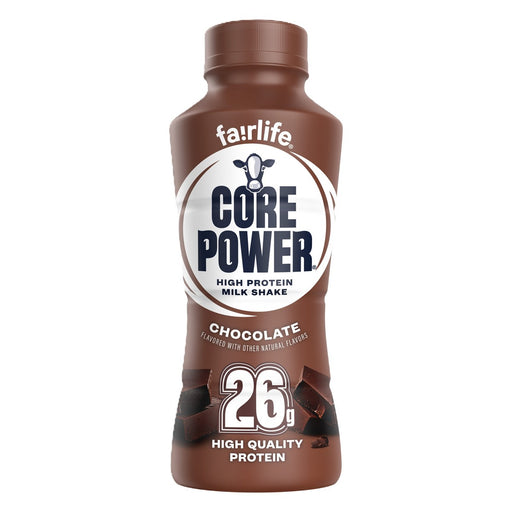Core Power Chocolate 26g protein milk shake 14 fl oz bottle