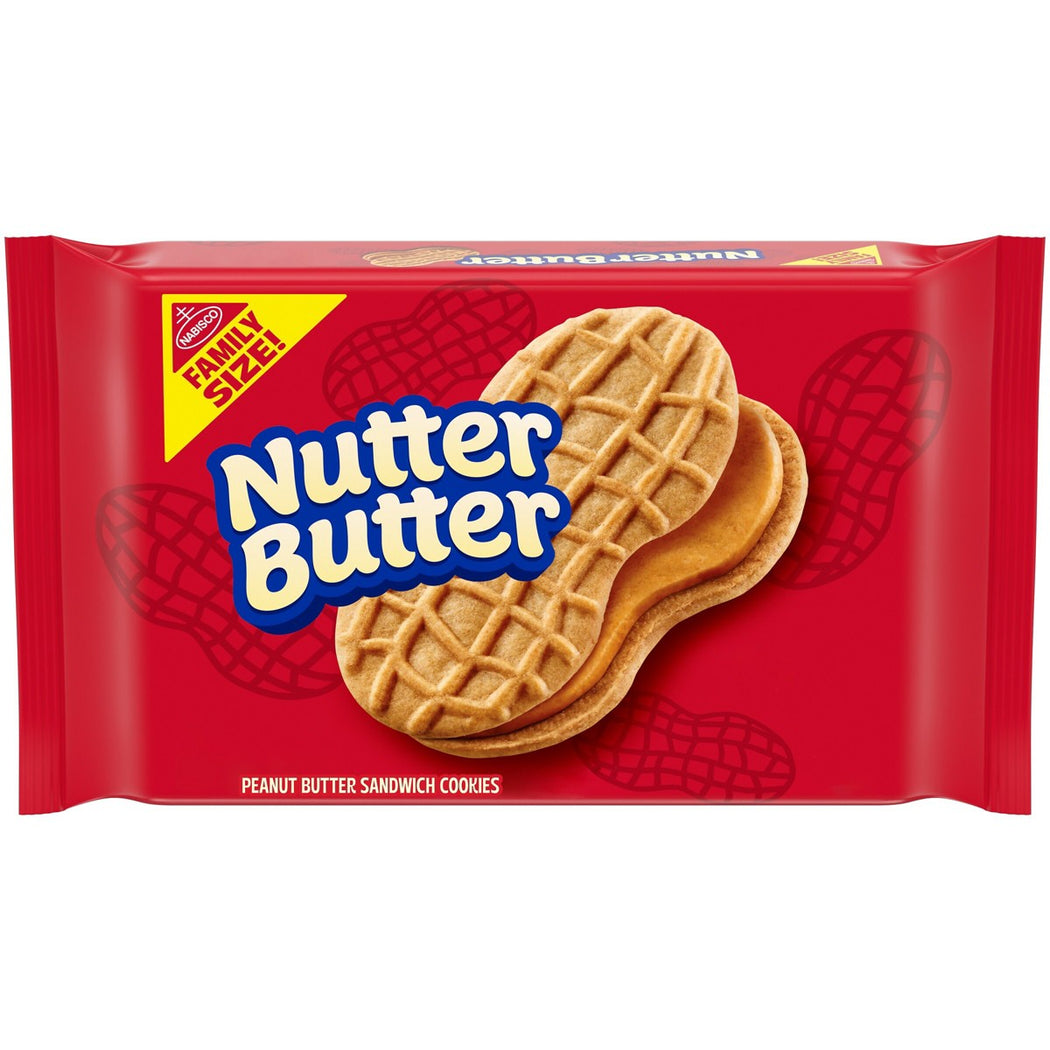 Nutter Butter peanut butter sandwich cookies family size 16 oz