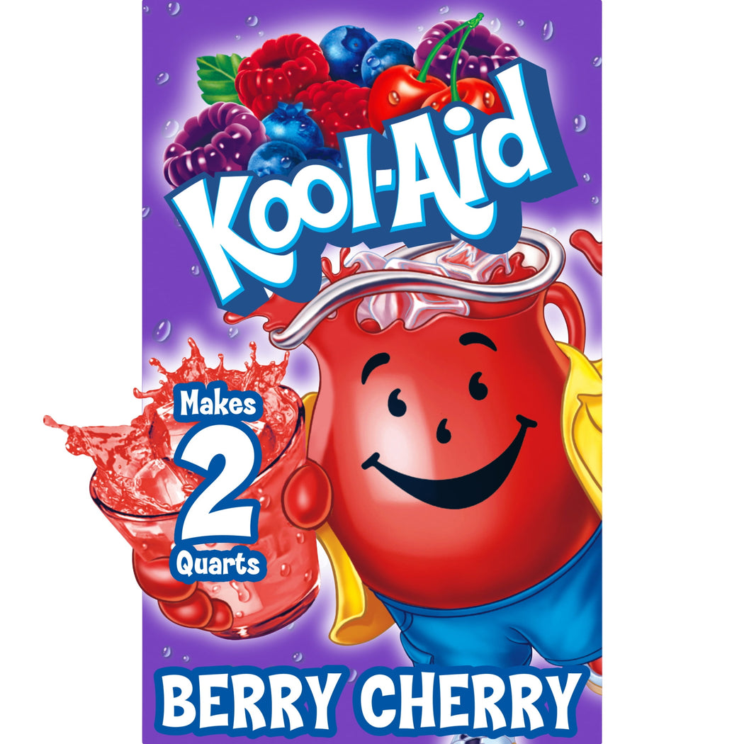 Kool-Aid Unsweetened Berry Cherry drink mix packet