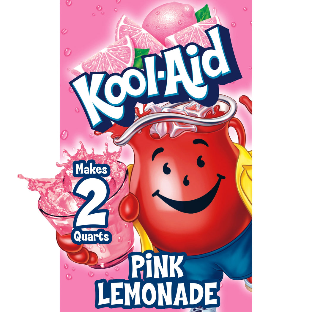 Kool-Aid Unsweetened Pink Lemonade drink mix packet