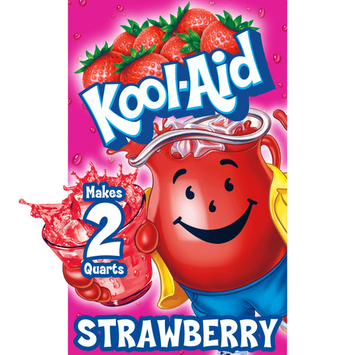 Kool-Aid Unsweetened Strawberry drink mix packet