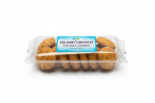 Coconut Cookies in Plastic Tray